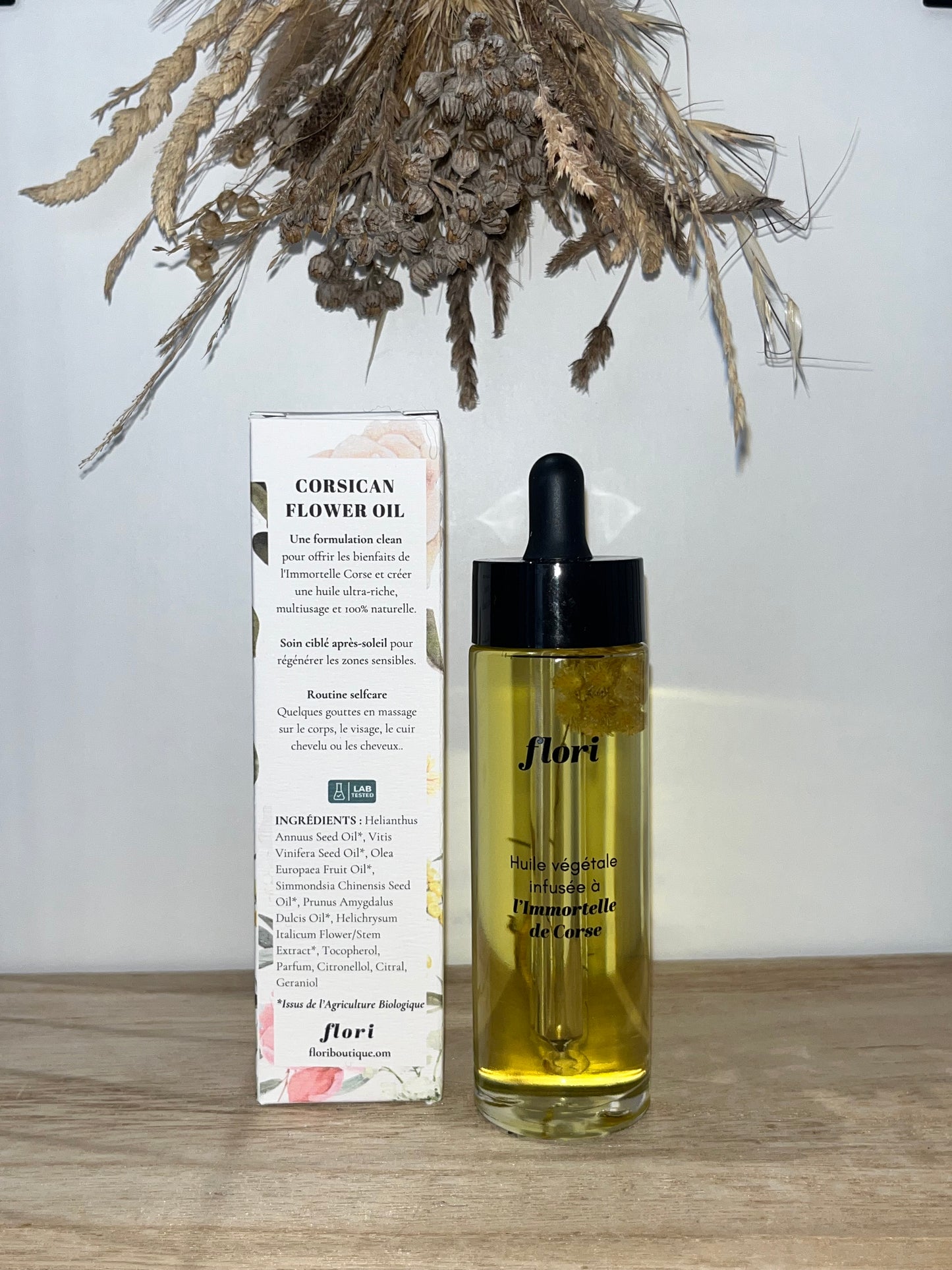 Flori - Huile infusée à l'immortelle ✨