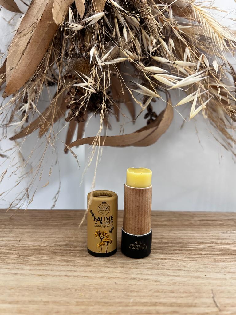 Intímu x Miel du Cap - Baume à Lèvres Miel & Immortelle