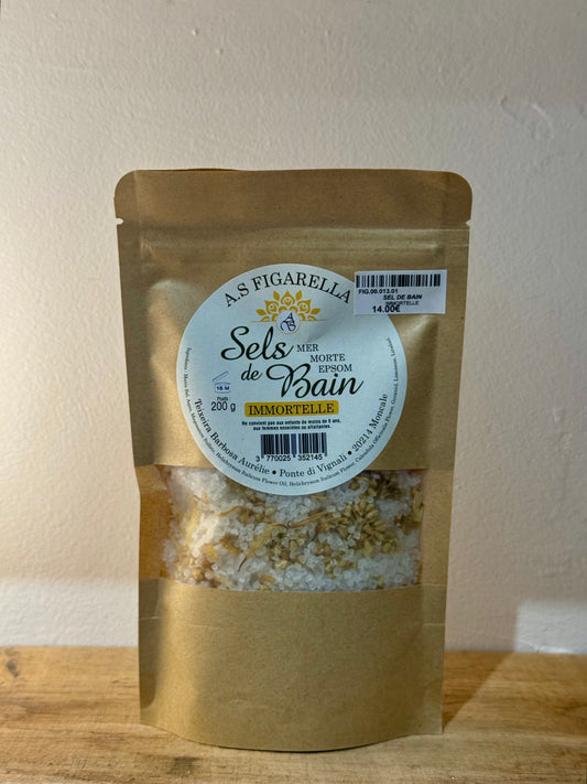 Savonnerie Figarella - Sel de Bain à l'Immortelle