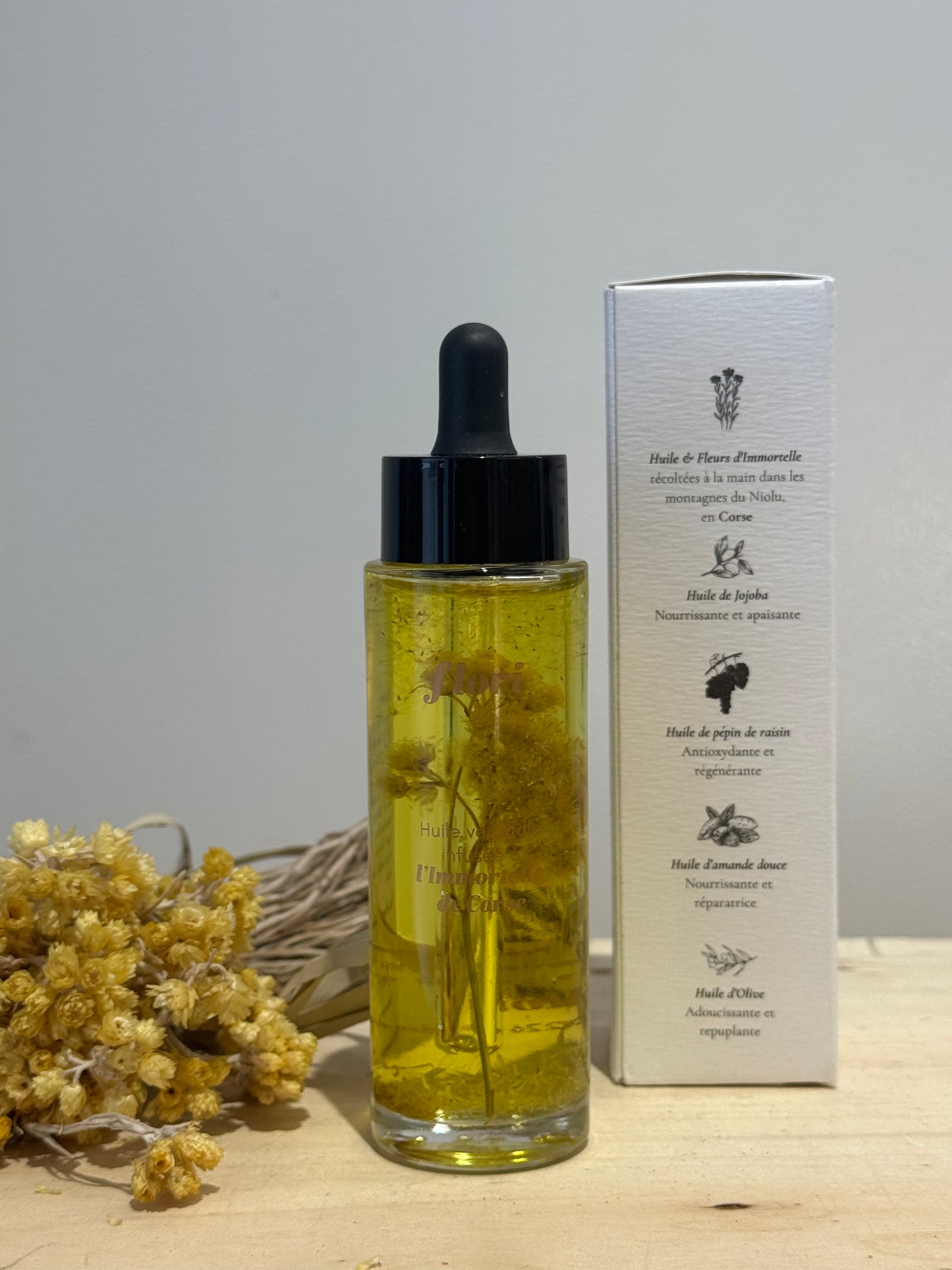 Flori - Huile infusée à l'immortelle ✨