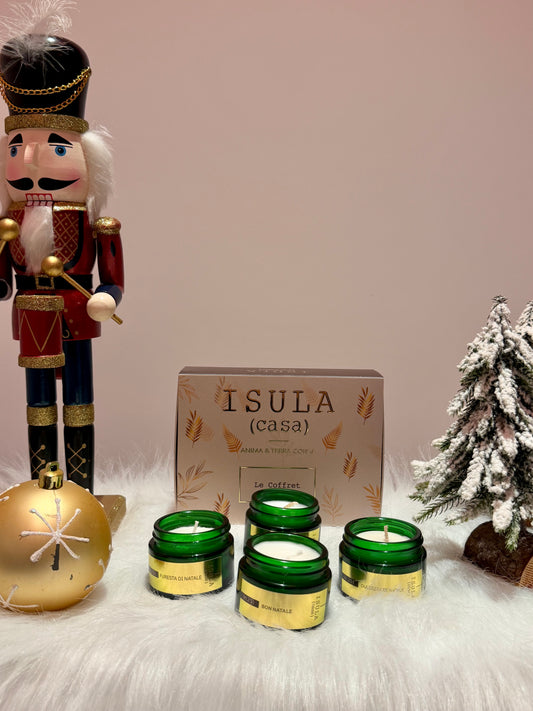 Coffret de Noël Bougies - Isula Parfums