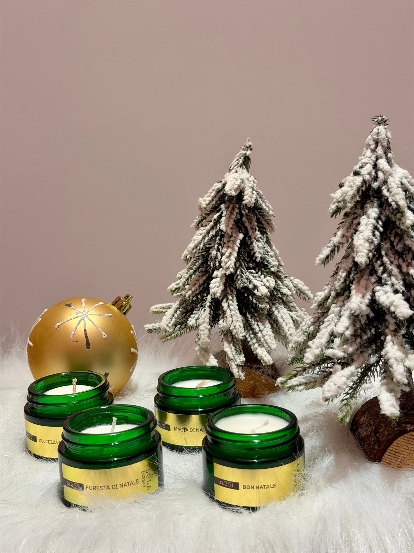 Coffret de Noël Bougies - Isula Parfums